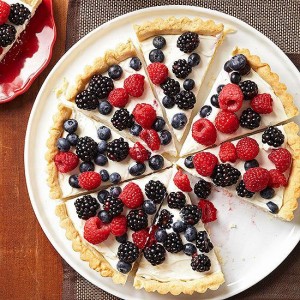 Berry Tart with Lemon Cookie Crust via better homes and Gardens