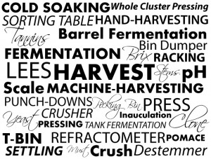 Common Harvest Terms