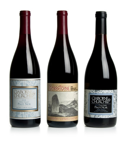 Claiborne & Churchill Pinot Noirs