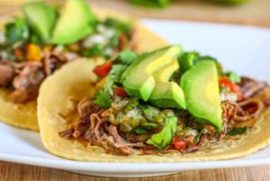 Cinco de Mayo: Carnitas paired with Claiborne & Churchill 2015 Estate Twin Creeks Pinot Noir