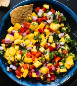 Cinco de Mayo: Mango Salsa paired with Claiborne & Churchill 2014 Estate Dry Riesling